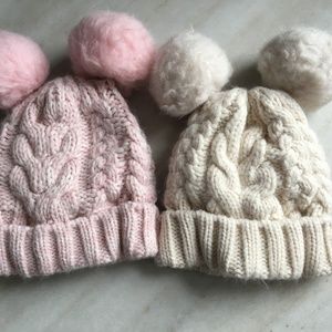 Baby Gap Pair of Knit hats XS